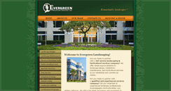 Desktop Screenshot of evergreenlandscapingservices.com